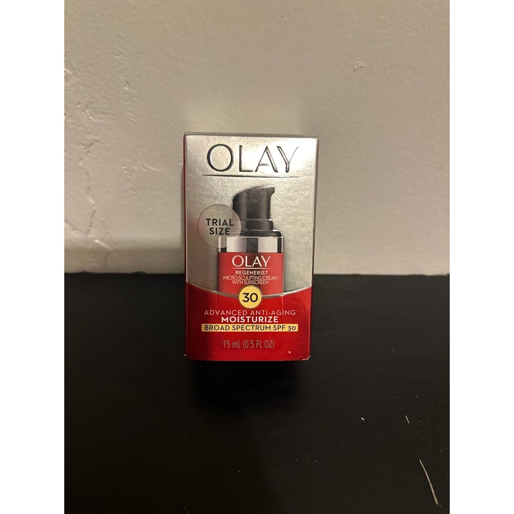 Olay Regenerist Micro-Sculpting Cream Face Moisturizer with SPF 30, Trial Size